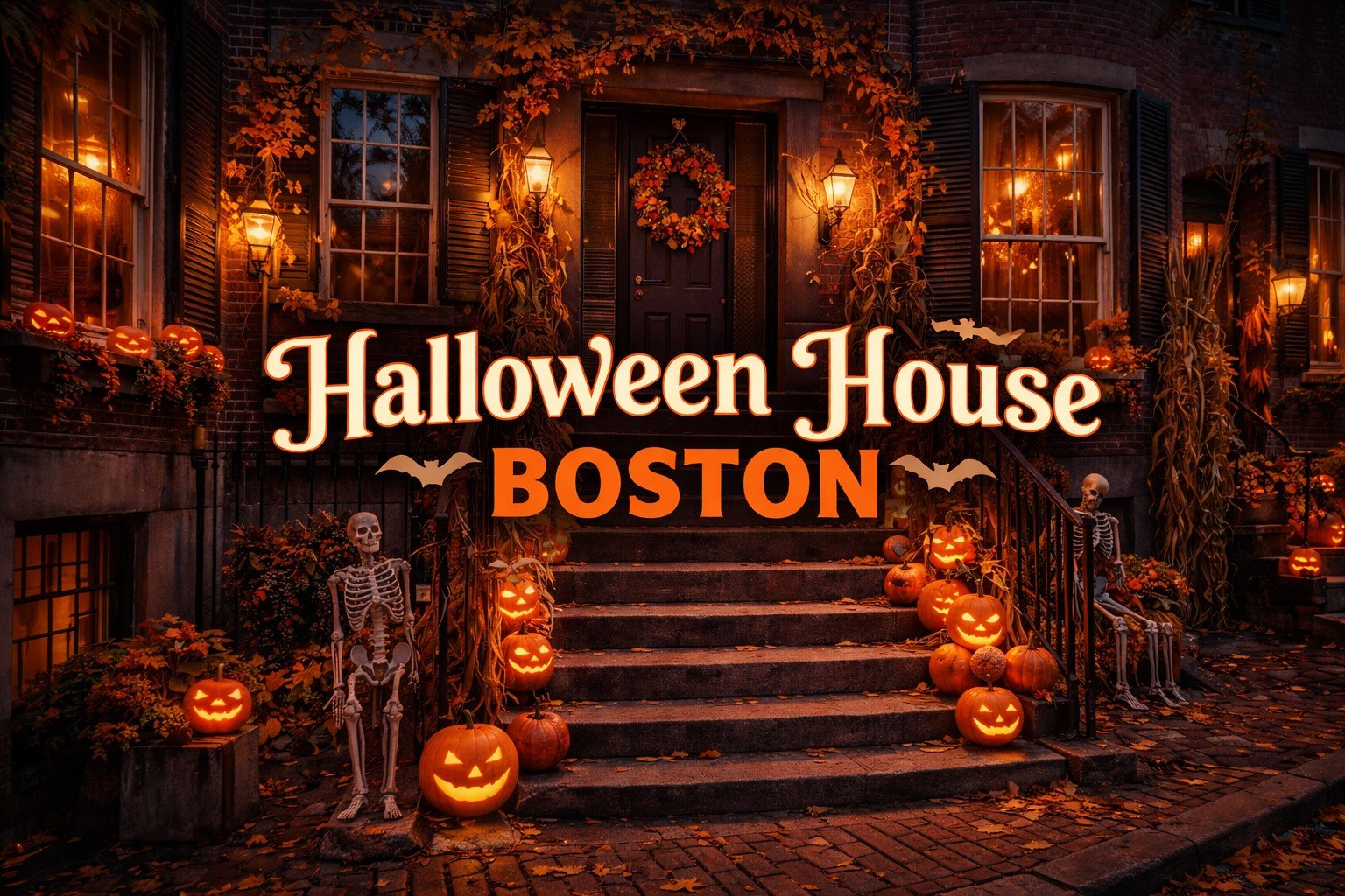 Halloween House Decorations Boston